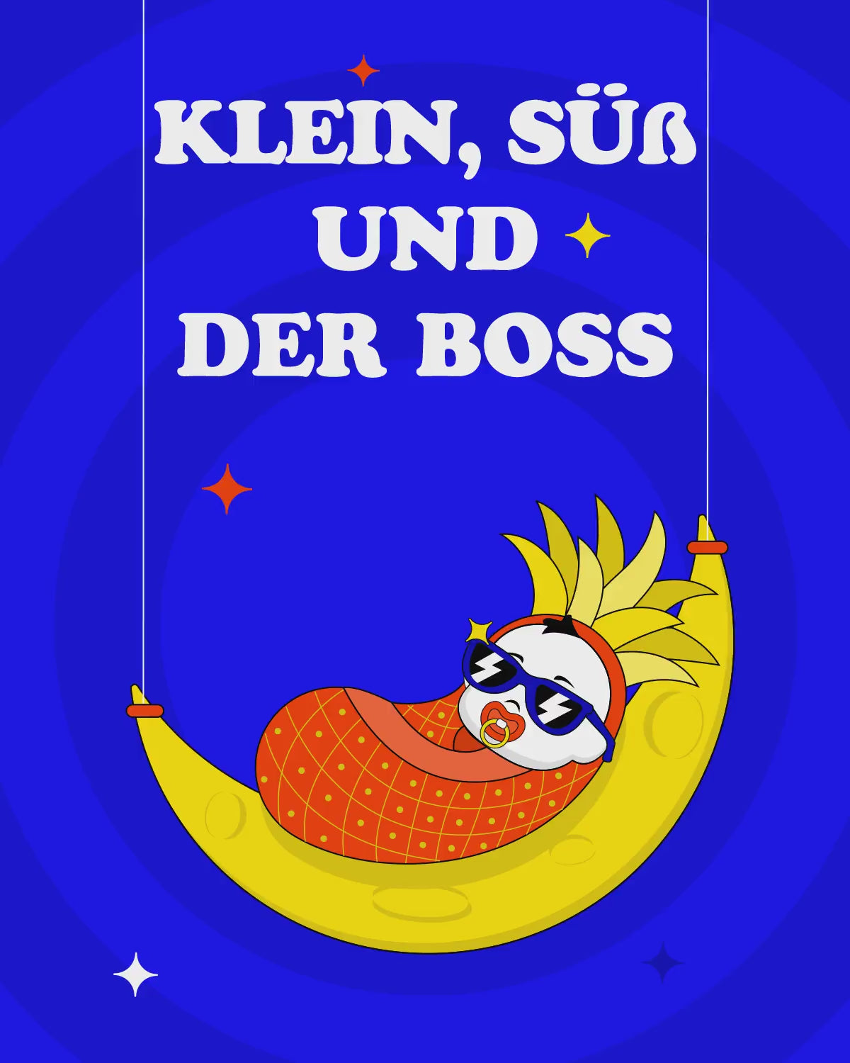 Babykarte: Klein, süß und der Boss