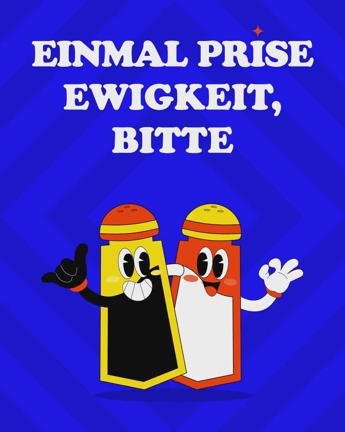 Hochzeitskarte: Einmal Prise Ewigkeit, bitte