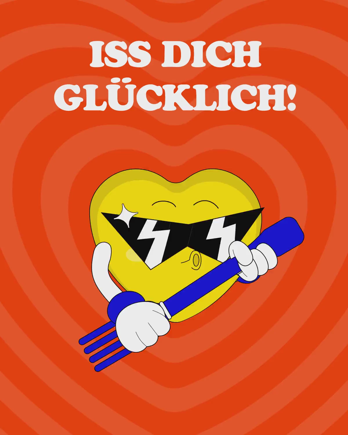 Gutscheinkarte: Iss dich glücklich!