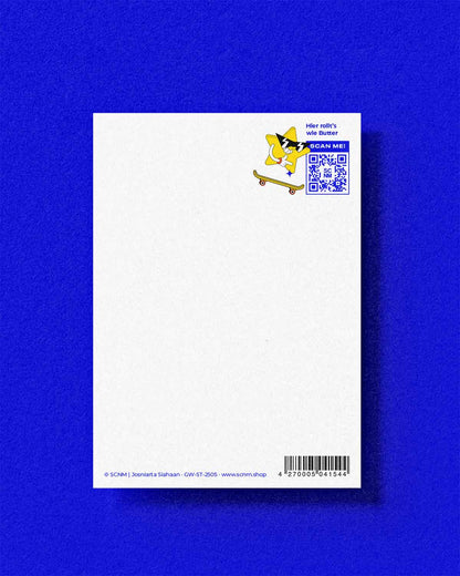 Glückwunschkarte: Steil!