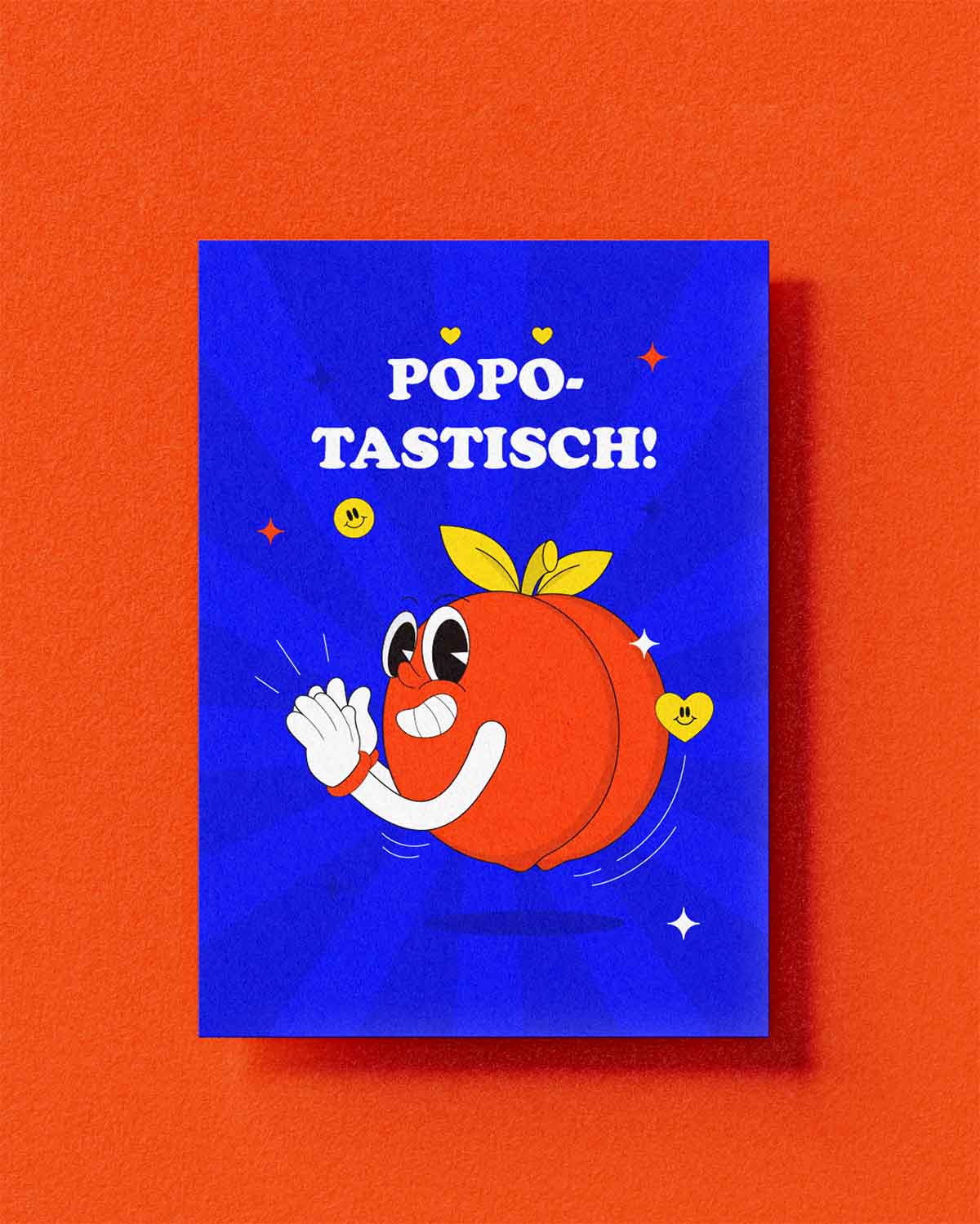 Glückwunschkarte: Popotastisch!