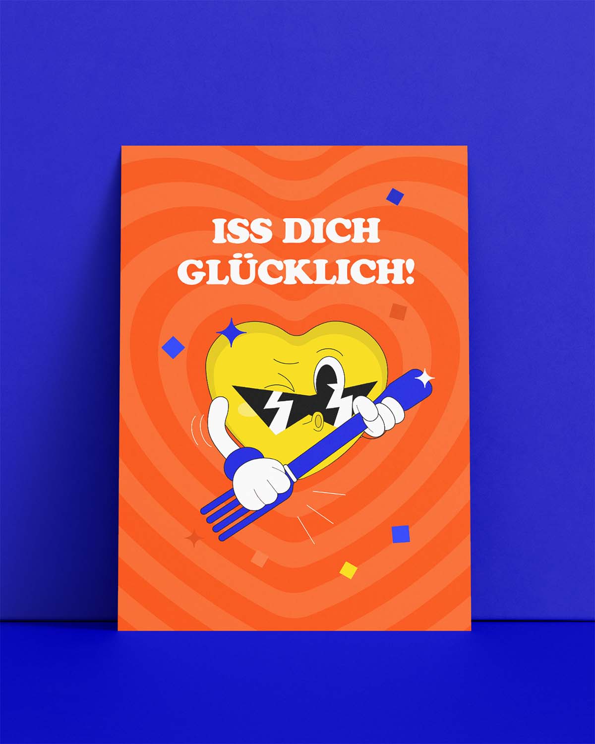 Gutscheinkarte: Iss dich glücklich!