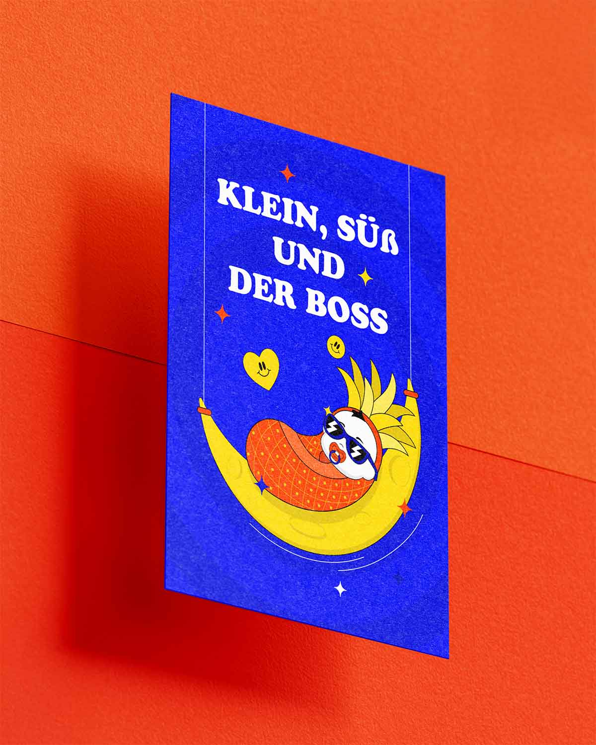 Babykarte: Klein, süß und der Boss