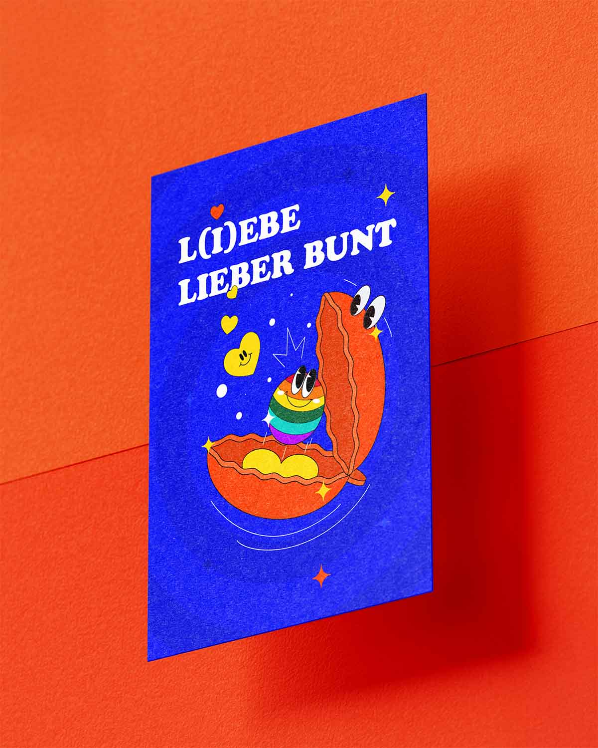Pridekarte: L(i)ebe lieber bunt