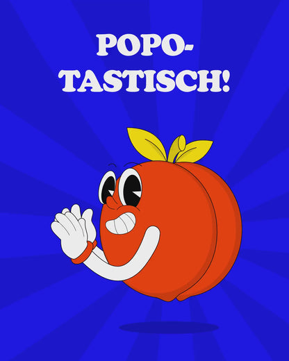 Glückwunschkarte: Popotastisch!